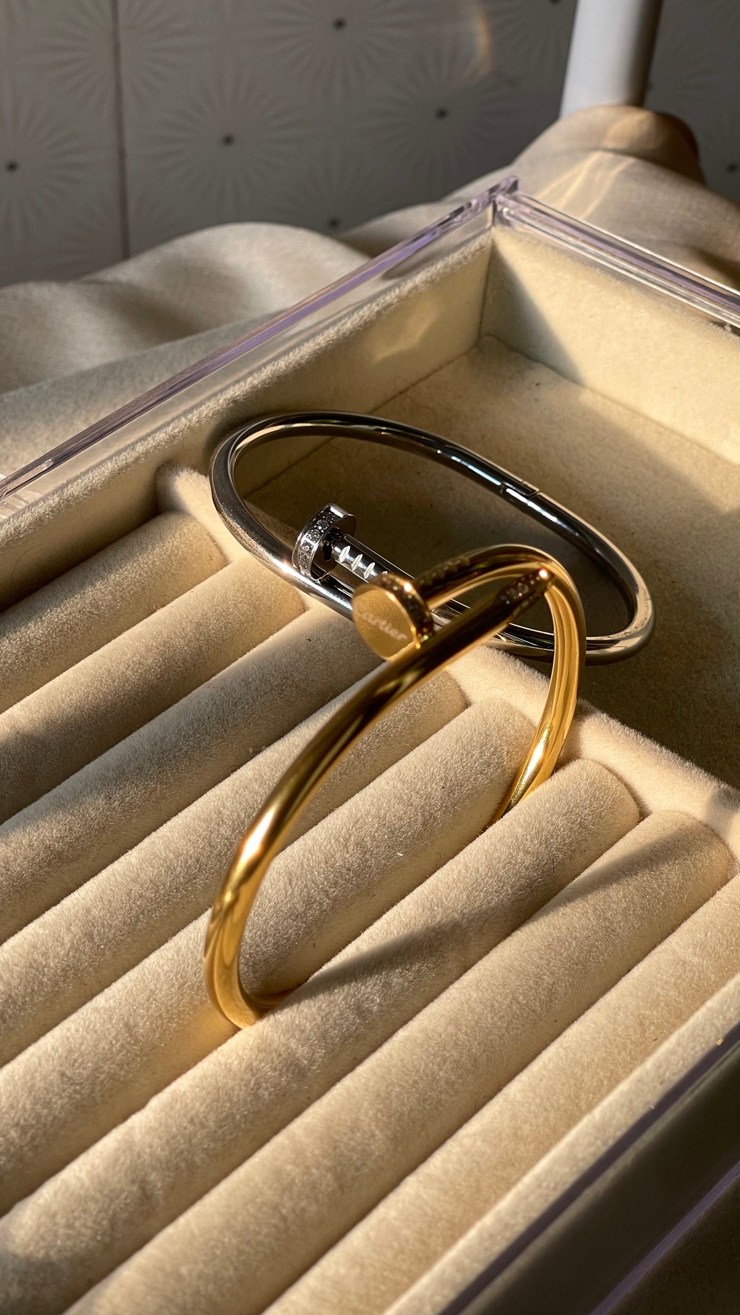 Nail | gold plated bracelet - Ladywithcraft