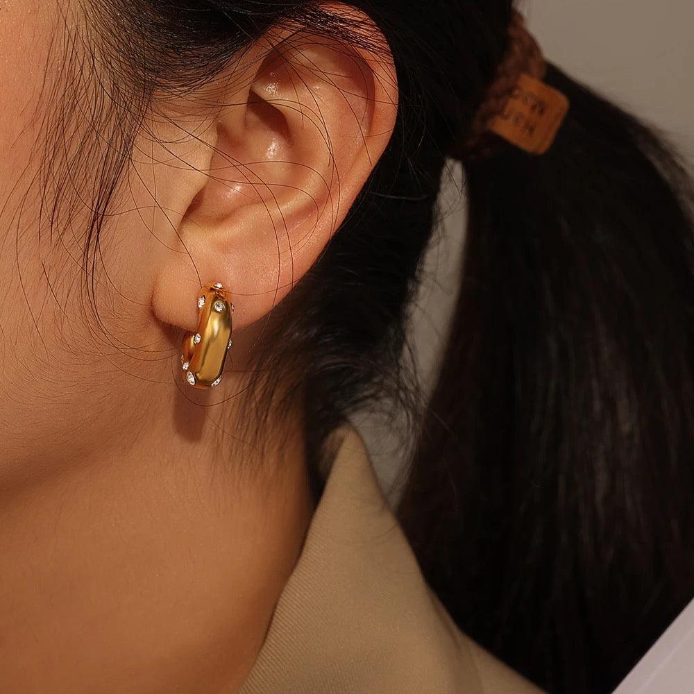Adler | 18k gold plated earrings. - Ladywithcraft