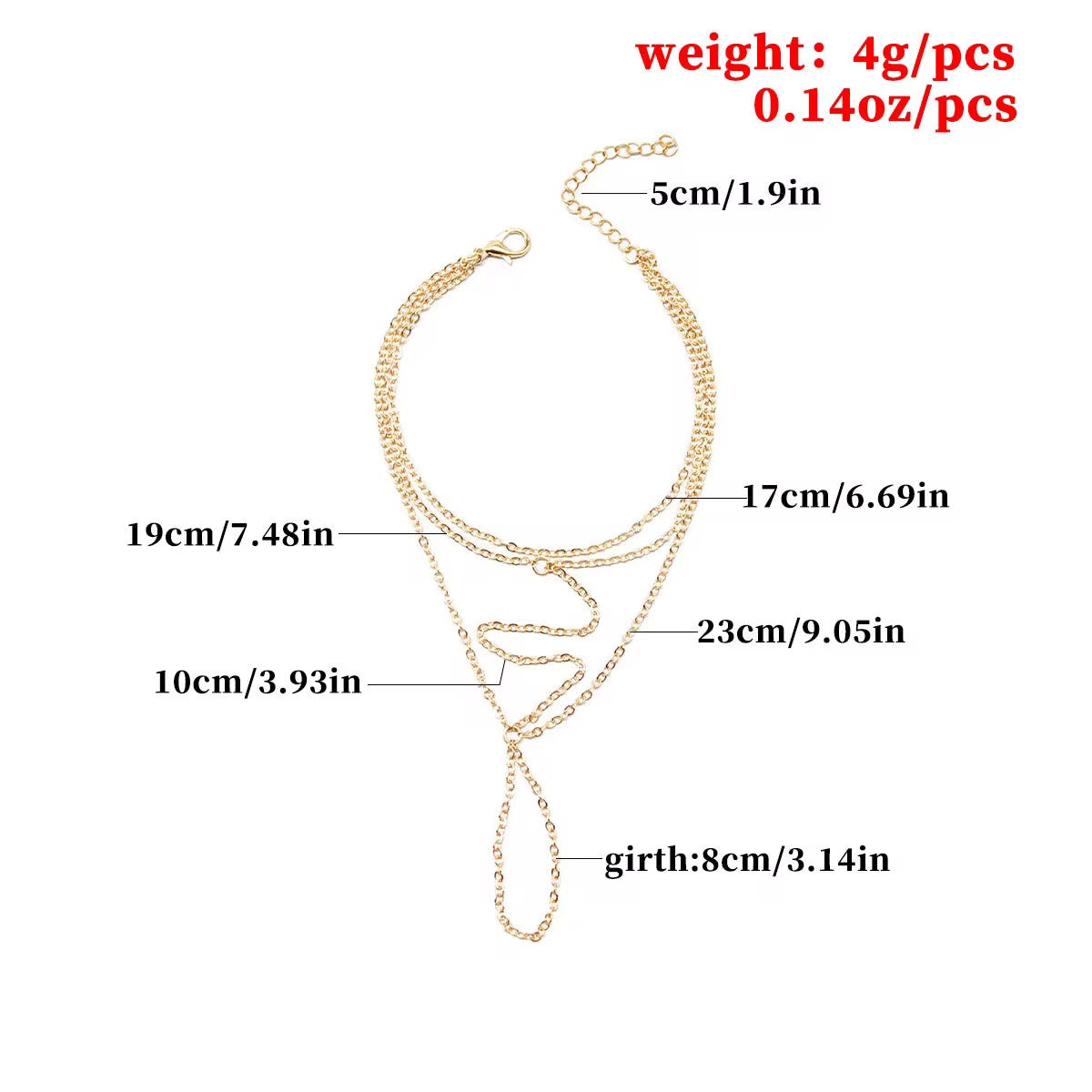 Edwina hand-chain.