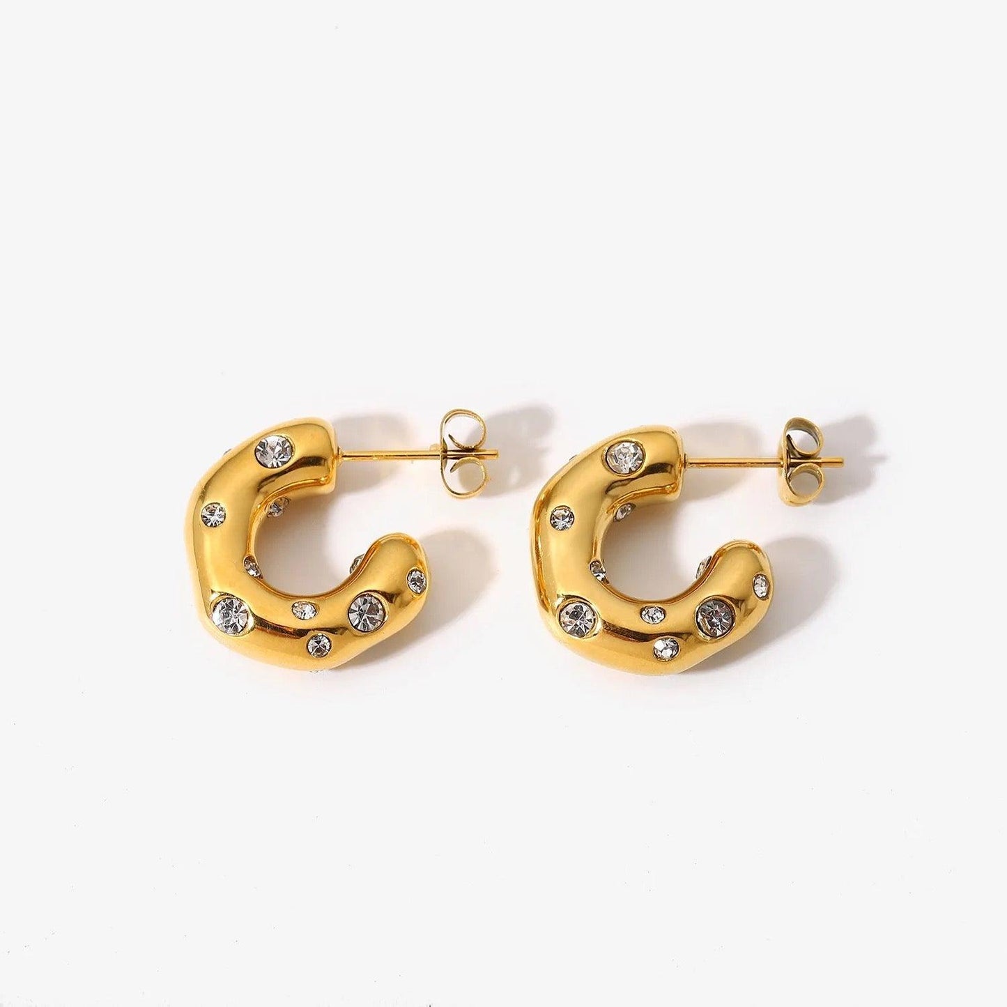 Adler | 18k gold plated earrings. - Ladywithcraft