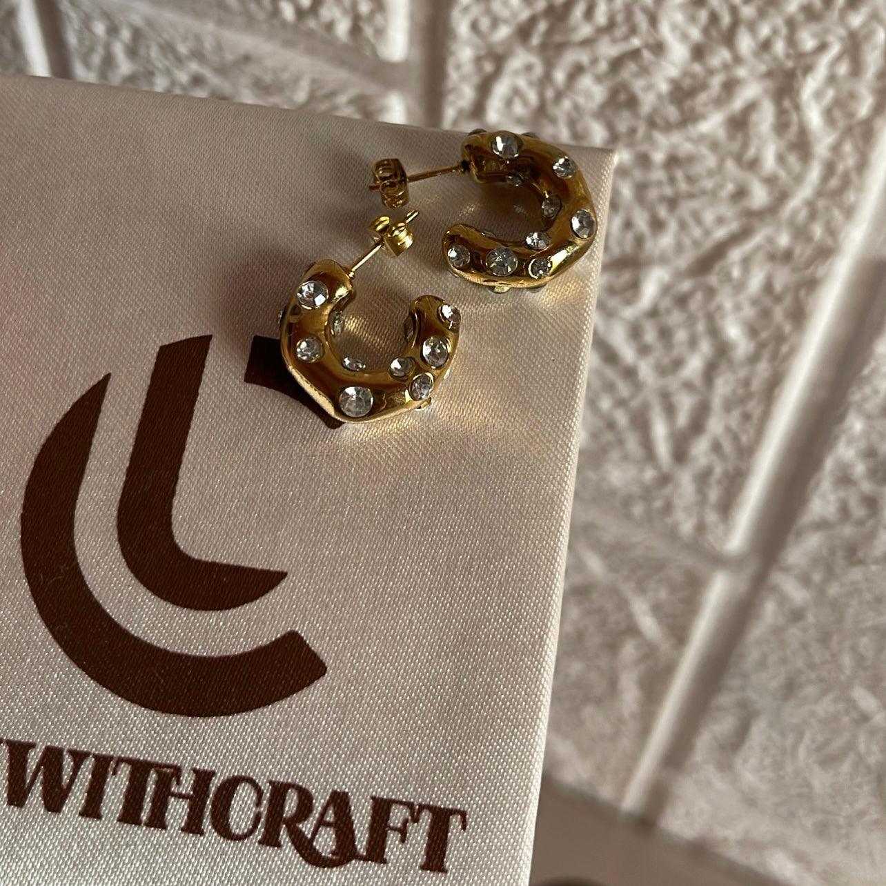 Adler | 18k gold plated earrings. - Ladywithcraft