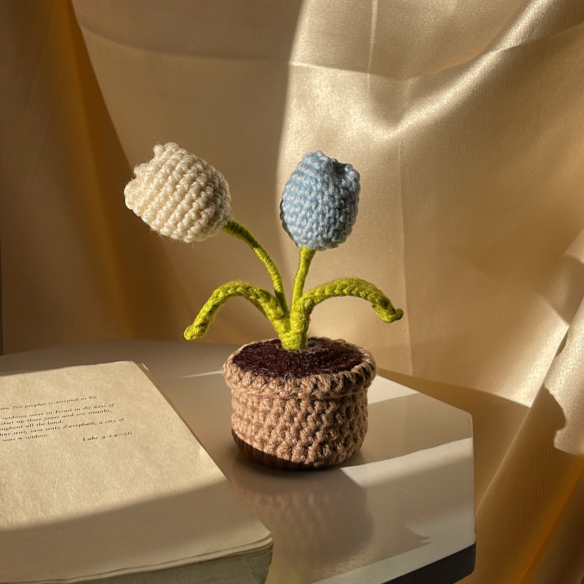 Crochet flower mini pots - Crochet flowers - Ladywithcraft