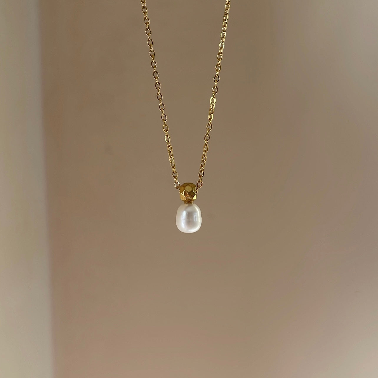 Malka | 18k gold plated necklace - Ladywithcraft