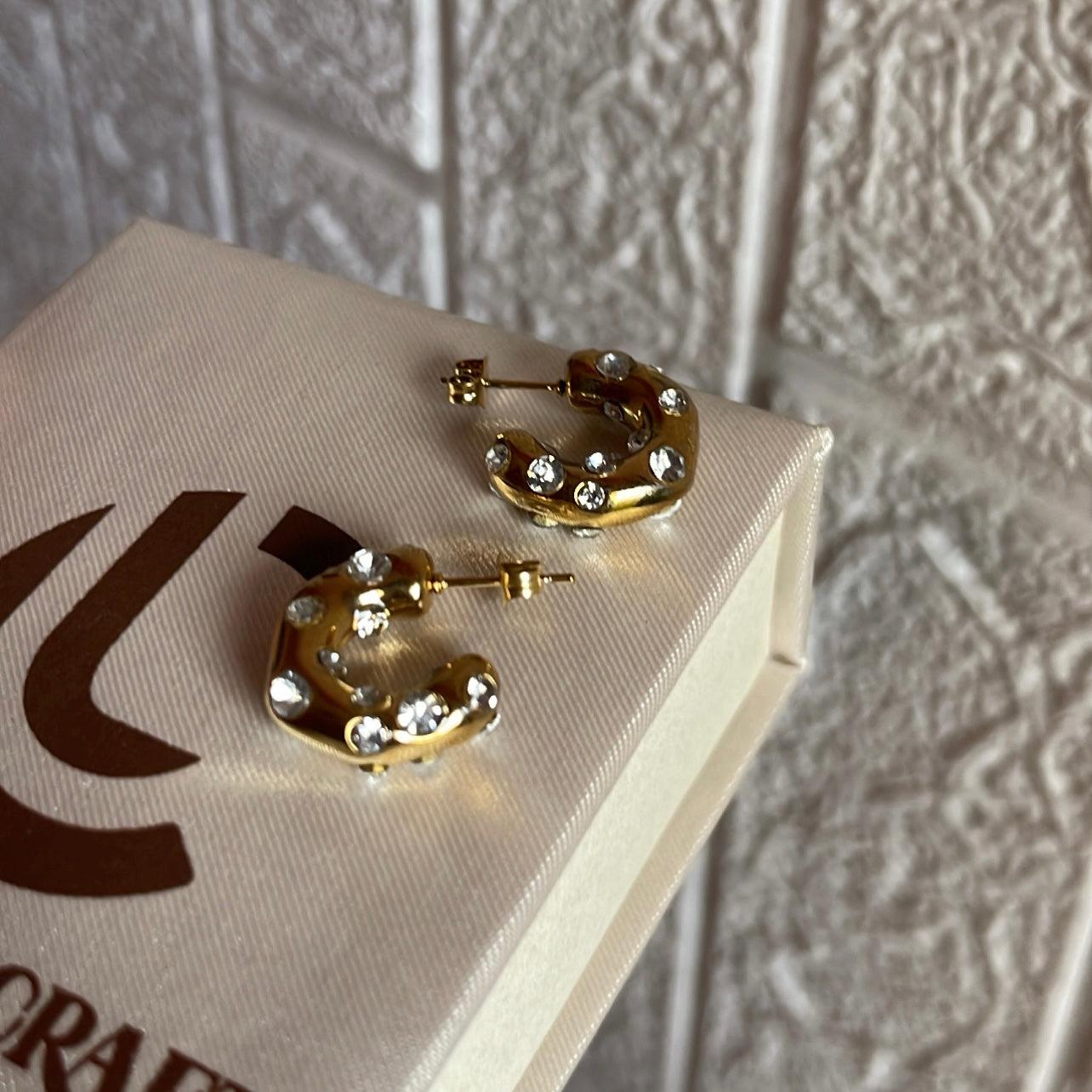 Adler | 18k gold plated earrings. - Ladywithcraft