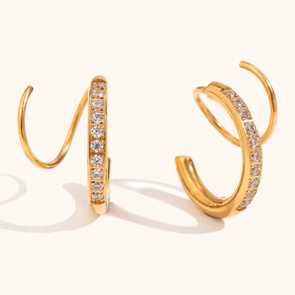 Olivia earrings | 18k gold plated