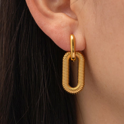 Noah | 18k gold plated earrings. - Ladywithcraft