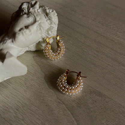 Blaze | gold plated earrings - Ladywithcraft