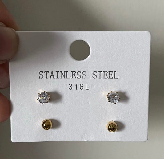 Mia studs - Ladywithcraft