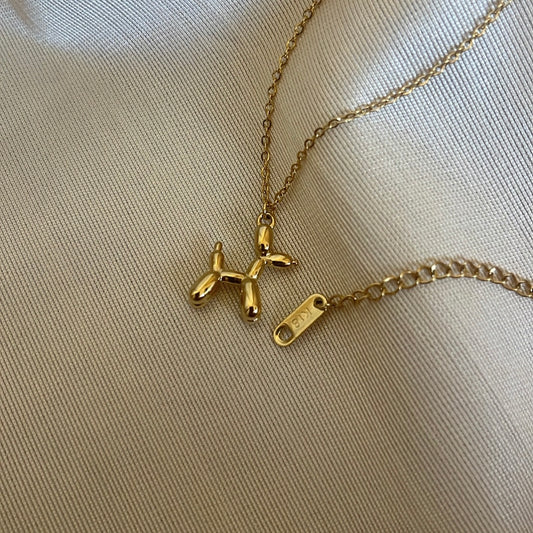 Dog chain | gold plated necklace