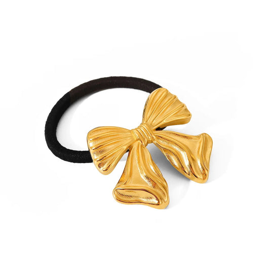 Bow hair tie