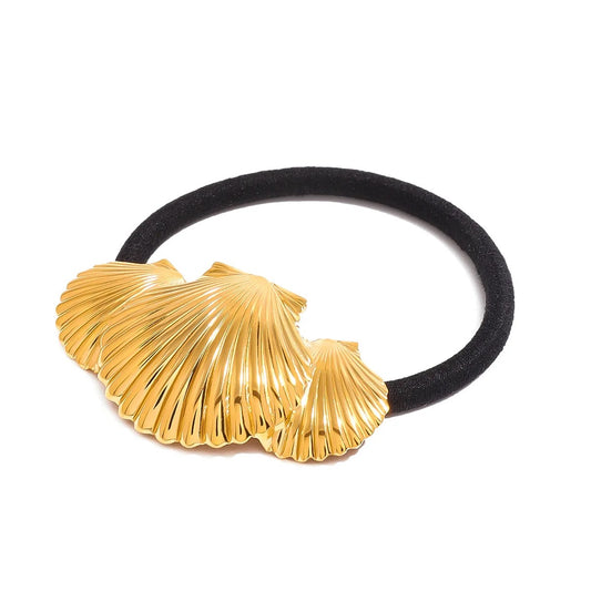 Shell hair tie