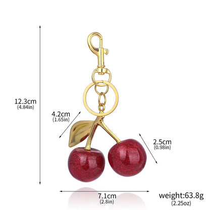 Cherry bag charm