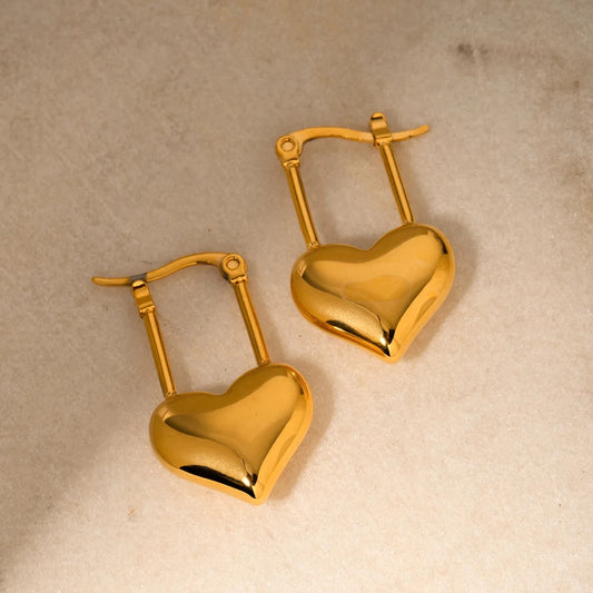 Lily earrings | 18k gold plated