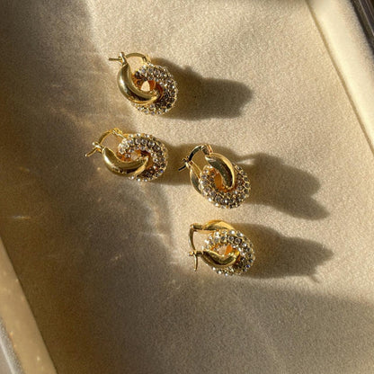 Ally | 18k gold plated earrings