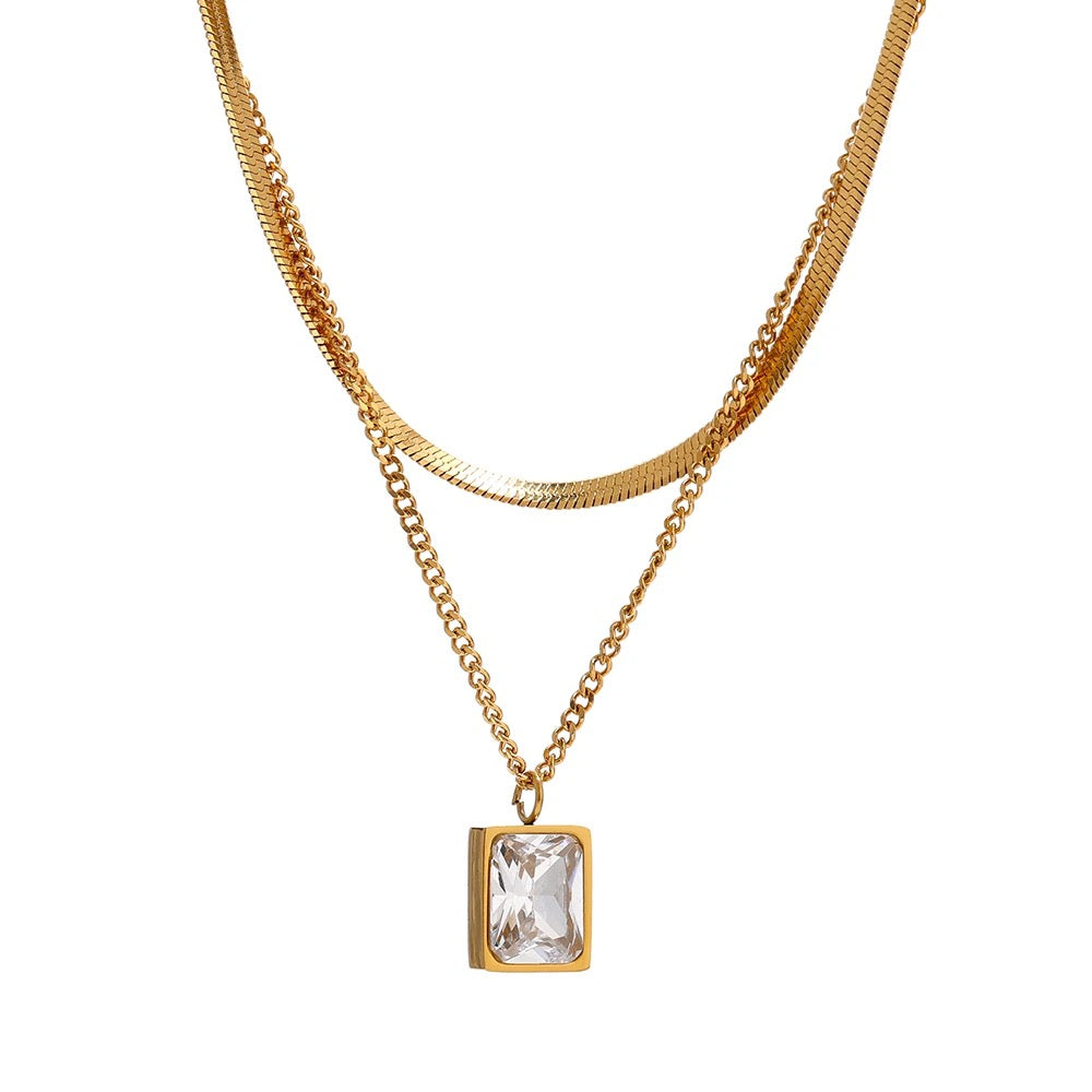Joel | gold plated necklace - Ladywithcraft