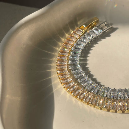 Tennis | 18k gold plated bracelet - Ladywithcraft