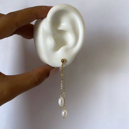 Grace | pearl earrings - Ladywithcraft