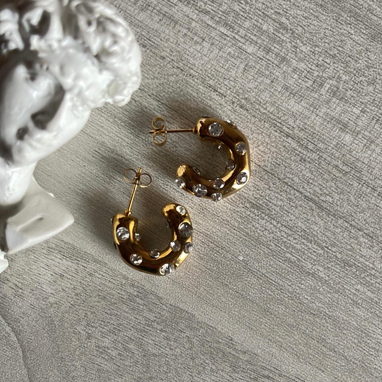 Adler | 18k gold plated earrings. - Ladywithcraft