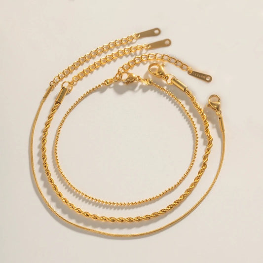 Olive bracelet (set of 3)