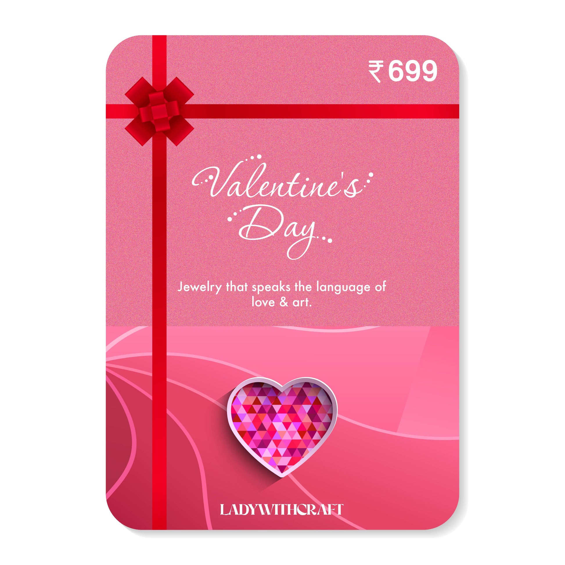 Valentine's Gift Card - Ladywithcraft