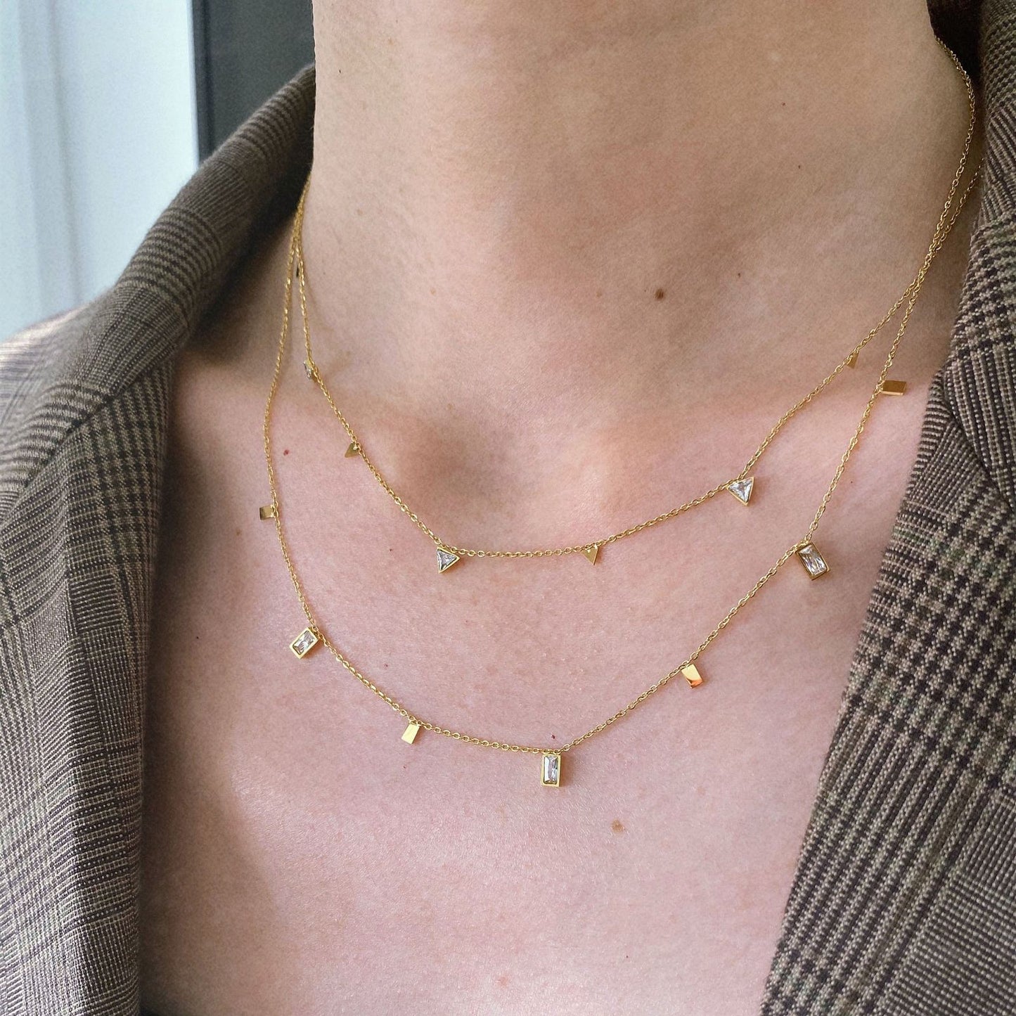 Reyna | 18k gold plated necklace - Ladywithcraft