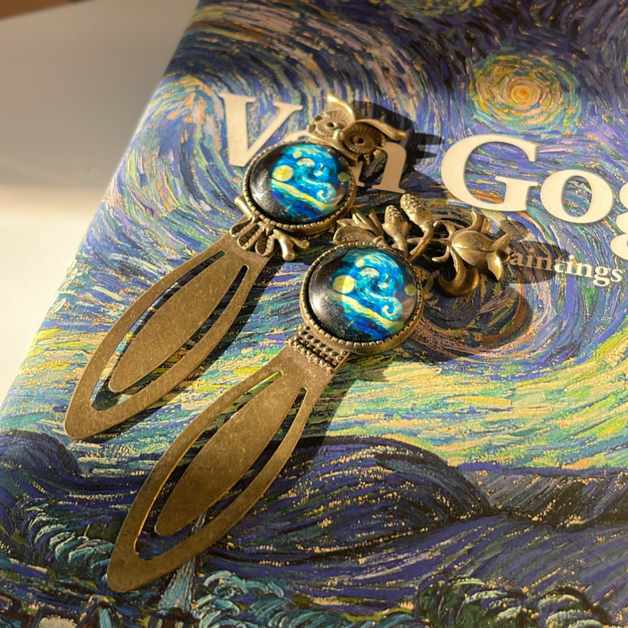 Starry Night Bookmarks | Van Gogh Paintings - Ladywithcraft