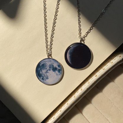 Birth Moon Phase necklace  | Birth Moon Jewelry