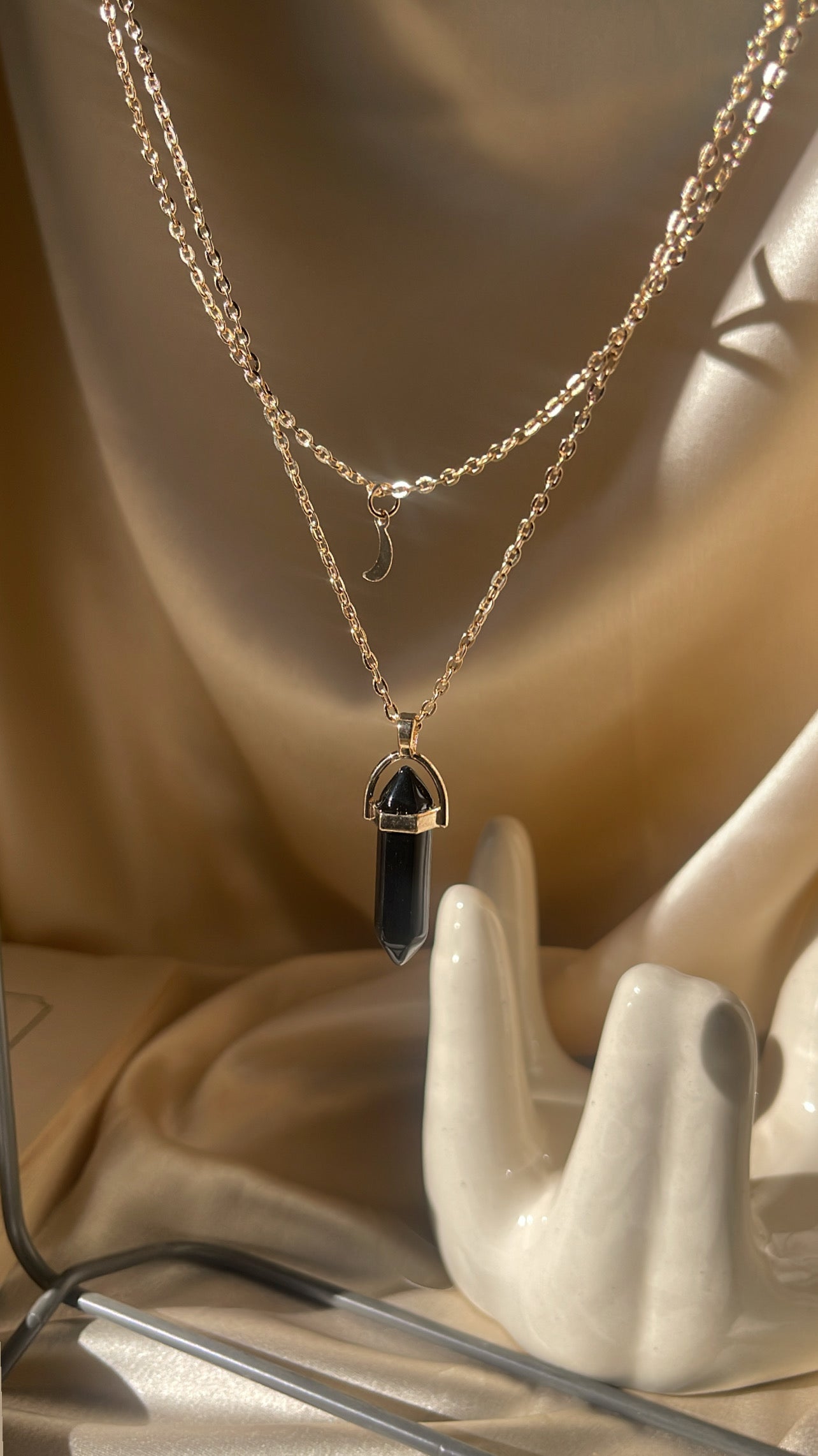 Zane / Crystal necklace - Ladywithcraft