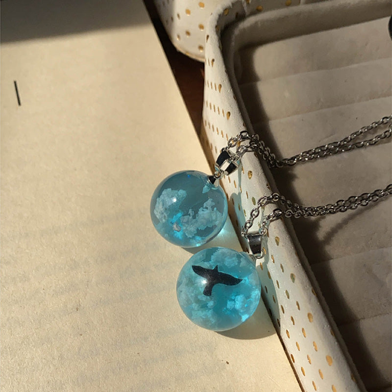 Sphere Clouds Pendant | Cloud Pendant - Ladywithcraft