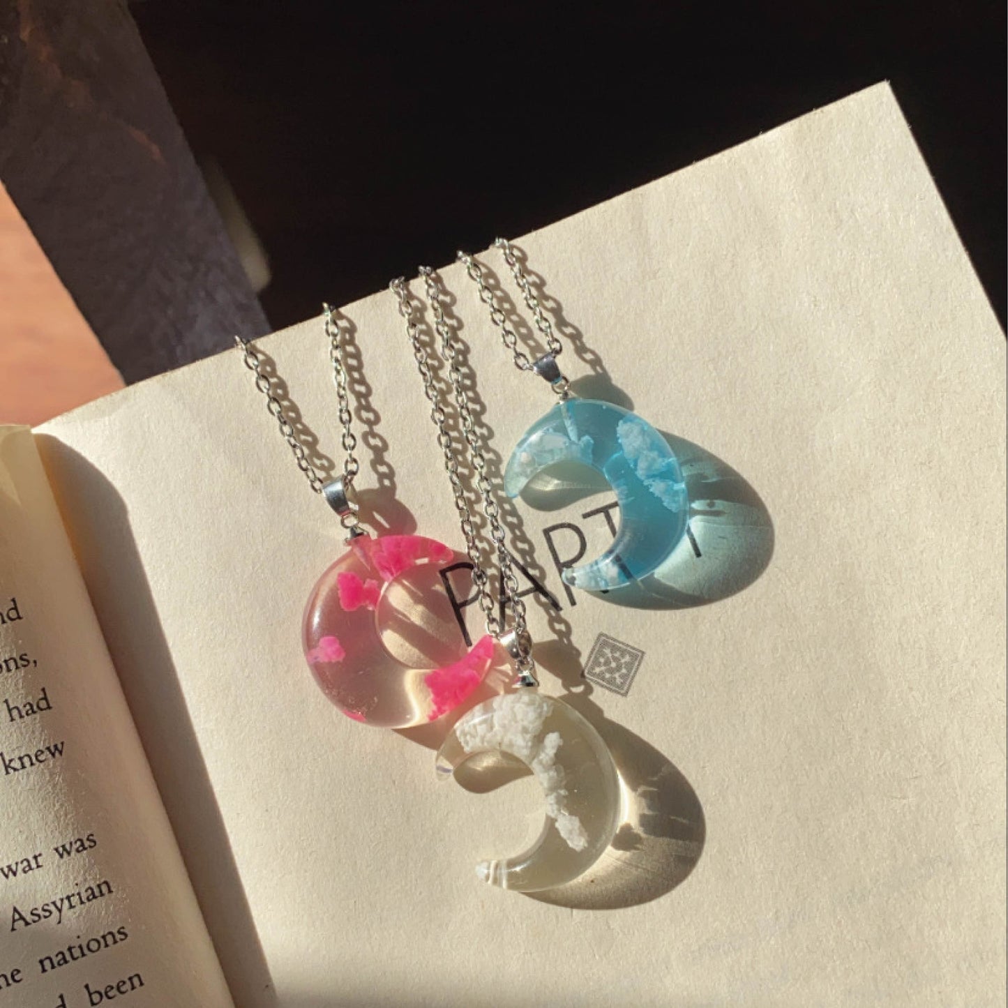 Daydream Necklaces | Glow-in-Dark | Moon Necklaces - Ladywithcraft