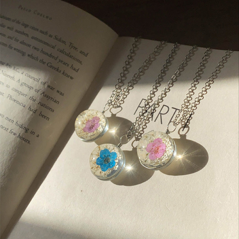 Plum | Floral Necklaces - Ladywithcraft