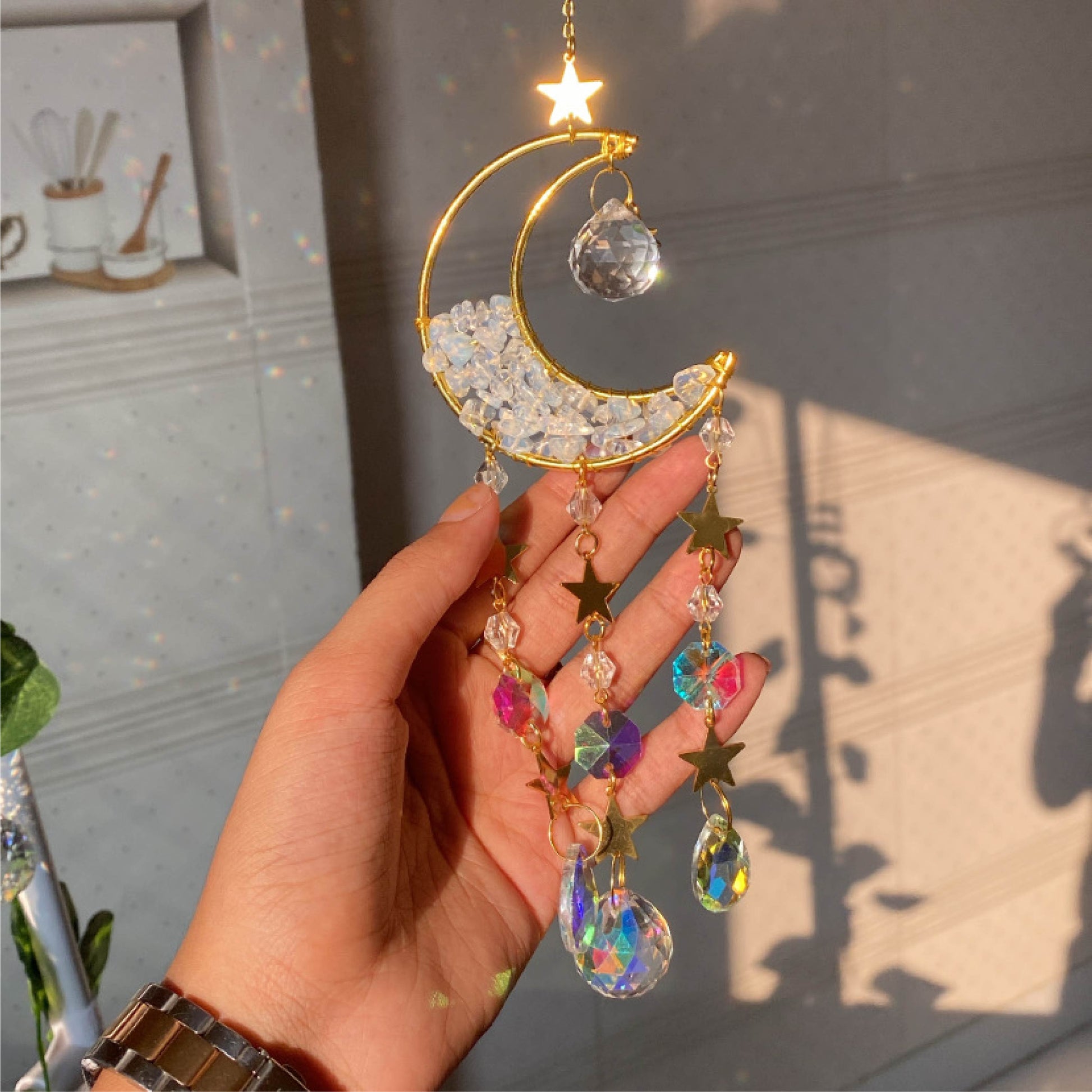 Selene - Opal Suncatcher - Ladywithcraft